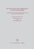 Cover: Es hat sich viel ereignet, Gutes wie B&ouml;ses - De Gruyter