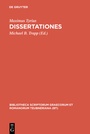 Cover: Dissertationes - De Gruyter