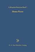 Cover: Homo Pictor - De Gruyter