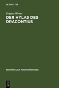 Cover: Der Hylas des Dracontius - De Gruyter
