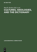 Cover: Cultures, Ideologies, and the Dictionary - De Gruyter