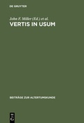 Cover: Vertis in usum - De Gruyter