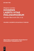 Cover: Excerpta Byzantina et Indices - De Gruyter