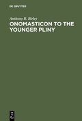 Cover: Onomasticon to the Younger Pliny - De Gruyter