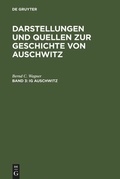 Cover: IG Auschwitz - De Gruyter Saur