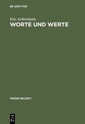 Cover: Worte und Werte - De Gruyter