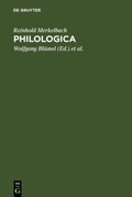 Cover: Philologica - De Gruyter