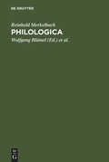 Cover: Philologica - De Gruyter