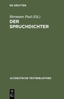 Cover: Gedichte - De Gruyter