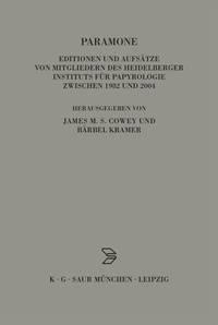 Enlarge image Cover: Paramone - De Gruyter