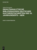 Cover: Gesamtregister - De Gruyter Saur