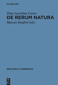 Cover: De rerum natura - De Gruyter