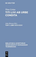 Cover: Libri XXXI-XXXV - De Gruyter