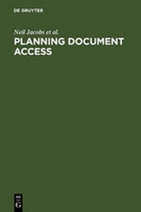 Bild vergrößern Bild: Planning Document Access - De Gruyter