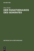 Cover: Der Panathenaikos des Isokrates - De Gruyter