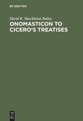 Cover: Onomasticon to Cicero's Treatises - De Gruyter