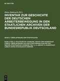 Cover: Staatsarchiv Hamburg. Archiv der Hansestadt L&uuml;beck: &Uuml;berlieferung aus der Staatsverwaltung bis 1937. Indices: Staatsarchiv Hamburg Teil 1 u. 2, Archiv d. Hansestadt L&uuml;beck sowie Staatsarchiv Bremen - De Gruyter Saur