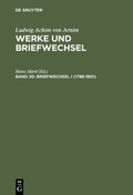 Cover: Briefwechsel I (1788-1801) - De Gruyter