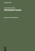 Cover: Supplementum - De Gruyter