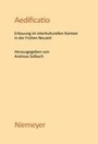 Cover: Aedificatio - De Gruyter
