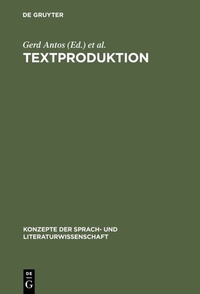 Abbildung von: Textproduktion - De Gruyter