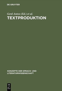 Abbildung von: Textproduktion - De Gruyter