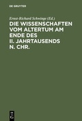 Cover: Die Wissenschaften vom Altertum am Ende des II. Jahrtausends n. Chr. - De Gruyter