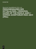 Cover: Personennamen des Mittelalters - De Gruyter Saur