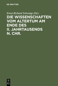 Cover: Die Wissenschaften vom Altertum am Ende des II. Jahrtausends n. Chr. - De Gruyter
