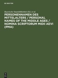 Cover: Personennamen des Mittelalters - De Gruyter Saur