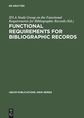 Cover: Functional Requirements for Bibliographic Records - De Gruyter Saur