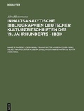 Cover: Phoenix (1835-1838); Frankfurter Museum (1855-1859); Neues Frankfurter Museum (1861); Weimarer Sonntags-Blatt (1855-1857) - De Gruyter Saur