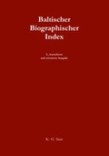 Cover: Baltischer Biographischer Index / Baltic Biographical Index - De Gruyter