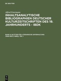 Cover: Bl&auml;tter f&uuml;r literarische Unterhaltung (1826-1850 [-1898]) - De Gruyter Saur