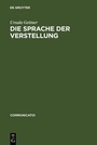 Cover: Die Sprache der Verstellung - De Gruyter