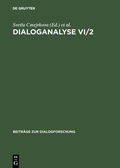 Cover: Dialoganalyse VI/2 - De Gruyter