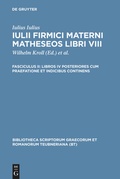 Cover: Libros IV posteriores cum praefatione et indicibus continens - De Gruyter