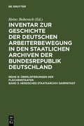 Cover: Hessisches Staatsarchiv Darmstadt - De Gruyter Saur