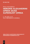 Cover: Mechanica et catoprica - De Gruyter