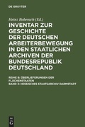 Cover: Hessisches Staatsarchiv Darmstadt - De Gruyter Saur