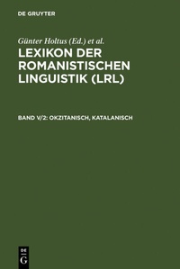 Abbildung von: Okzitanisch, Katalanisch - De Gruyter
