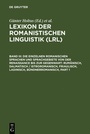 Bild: Die einzelnen romanischen Sprachen und Sprachgebiete von der Renaissance bis zur Gegenwart: Rum&auml;nisch, Dalmatisch / Istroromanisch, Friaulisch, Ladinisch, B&uuml;ndnerromanisch - De Gruyter