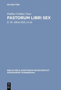 Cover: Fastorum libri sex - De Gruyter