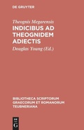 Cover: Indicibus ad Theognidem adiectis - De Gruyter