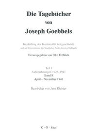 Enlarge image Cover: April - November 1940 - De Gruyter Saur