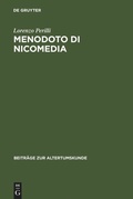Cover: Menodoto di Nicomedia - De Gruyter