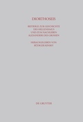 Cover: DIORTHOSEIS - De Gruyter