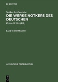 Cover: Der Psalter - De Gruyter