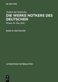 Enlarge image Cover: Der Psalter - De Gruyter