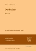 Cover: Der Psalter - De Gruyter